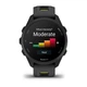 Смарт-годинник Garmin Forerunner 170 Music Black чорний із Black Yellow силіконовим ремінцем - зображення 2