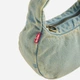 Сумка багет женская тканевая маленькая Levi's 712487431 Голубая (1162178381) - изображение 5