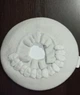 Жіночий в'язаний берет з декором із намистин Angel 52-58 молочний - зображення 3