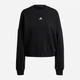 Свитшот женский Adidas Essentials Small Logo Feelcozy Sweatshirt JC5932 XS Чорний (4067902207780) - изображение 6