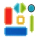 Конструктор серії Bristle Blocks - Будівельник, 36 деталей - зображення 3