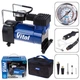 Автомобільний компрессор Vitol 100psi 12Amp 35л прикурювач (K-20) - зображення 2