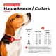 Ошейник для собак нейлоновый WAUDOG Nylon с QR паспортом, рисунок "Блоки", пластиковый фастекс, S, Ш 15 мм, Длин 25-35 см - изображение 2