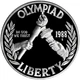 Колекційна срібна монета “Liberty – Олімпіада в Сеулі” PROOF 26,73 г 1988 рік - изображение 1