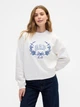 Світшот на флісі жіночий GAP 321187600 2XL Молочний (1162383313) - зображення 1