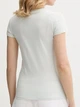 Футболка хлопковая длинная женская Armani Exchange 282921089 L Бирюзовая (1162385391) - изображение 2