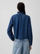 Блузка жіноча GAP 417276828 XL Синя (1162411870) - зображення 2
