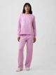 Свитшот на флисе женский GAP 814844993 XL Сиреневый (1162368263) - изображение 5