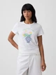 Футболка хлопковая женская GAP 608445451 XL Белая (1162346893) - изображение 1