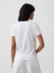 Футболка хлопковая женская GAP 608445451 XL Белая (1162346893) - изображение 2