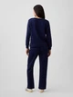 Свитшот на флисе женский GAP 183149034 S Синий (1162479084) - изображение 4