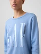 Спортивный костюм женский на флисе GAP 439911091 S Голубой (1162444019) - изображение 4