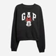 Свитшот на флисе женский GAP 77326000 2XL Черный (1162467872) - изображение 5