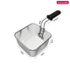 Фритюрница Kamille KM-6815 1.5 л 1000 Вт из нержавеющей стали с терморегулятором - изображение 3