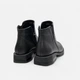 Жіночі демісезонні черевики чорні з натуральної шкіри на байці бічна блискавка U.Spirit 6033 37 (24 см) - зображення 7