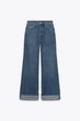 Довгі джинси з відворотом Zara 6840/251 34 - изображение 6