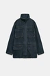 Джинсова подовжена куртка Zara 8727/270 M - изображение 6