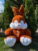 Велика м'яка іграшка BigMishki плюшевий зайка 200 см Коричневий - зображення 4