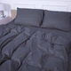 Простынь №19-0000 Monument Mikrosatin Premium Однотонная 110*160 - изображение 3
