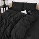 Простынь Бязь 17-0611 Stripe Black 150*220 - изображение 3