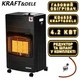 Газовый обогреватель Kraft&Dele KD6530 4,2 кВт, пропан-бутан, с редуктором и шлангом, 3 уровня мощности - изображение 1