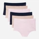 Набор трусиков слипов женских хлопковых Tommy Hilfiger 45411060 S 5 шт Синий/Бежевый (1162344490) - изображение 2