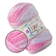 Alize Batik Sekerim Bebe, №7253 - акриловая пряжа, 100 г / 320 м, секционное окрашивание, универсальная для вязания детских и взрослых изделий - изображение 1