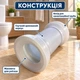 Гофра для унитаза 550 мм, армированная, короткая KronoPlast - изображение 4