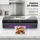 Вакуумний пакувальник для харчових продуктів 200Вт Zepline ZP-00359 Побутовий автоматичний вакууматор з LED дисплеєм + 20 пакетів - изображение 1