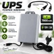 Mini UPS Folem Voltix, DC 12V/2A, 7800 Mah, бесперебойник, ИБП для роутеров + кабель делитель питания на два устройства - изображение 1