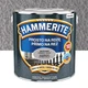 Краска по металлу Hammerite молотковая серебристая Прямо по ржавчине 2.5л - изображение 1