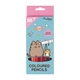 Олівці кольорові Yes 12 штук 24 кольори Pusheen Cheek, 290745 - изображение 2