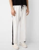 Штани Bershka світло-сірий-чорний GXHJY885 XL - изображение 4