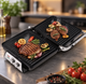 Электрогриль Domotec R-2684 2000 Вт 280°C контактный с антипригарным покрытием раскрытием 180° регулировкой температуры для стейков мяса рыбы овощей сэндвичей - изображение 8