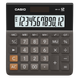 Компактный настольный офисный калькулятор Casio MH-12 с 12-разрядным дисплеем и двойным питанием, черный, профессиональная серия для профессиональных вычислений. - изображение 4