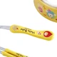 Детские столовые приборы LOCK&LOCK Hello.Bebe из стали 304 Yellow (LBB481N) - изображение 2