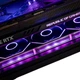 Вентилятор для корпуса Aigo Aurora Z13 PRO Black Anti-Leaf ARGB 5v3-Pin с синхронизацией с материнской платой, 12 см, PWM-управлением температурой и неограниченным зеркальным отображением - зображення 1