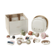 Детская погремушка BEIE для новорожденных, игрушка для младенцев, подарок на рождение ребенка, развивающий прорезыватель для зубов, погремушка на природную тематику. - изображение 4