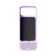 AKKO MetaKey Apple iPhone 17 Pro Max Телефонная клавиатура с креплением на задней панели, встроенный чехол для телефона, внешняя физическая клавиатура с ощущением BlackBerry, поддерживает магнитное крепление, фиолетовый - изображение 4