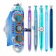 Набор для учебы Dianshi Deep Sea Capsule из пяти нейтральных ручек: черная ручка 0,5 мм, ручка с ограниченным щелчком и вращающимся механизмом, механический карандаш для практики письма, незаменимый инструмент для школы (артикул 390E). - изображение 4
