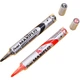 Маркери для білих дошок Pentel, рідкі чорнила з прямим потоком для електронних білих дошок, великий наконечник MWL5S чорний, упаковка з 5 штук - зображення 2