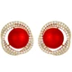 Серьги-гвоздики Qlady Rose Red Silver для женщин, 2024 год. Элегантный, высококачественный дизайн, легкие и роскошные украшения для ушей, новогодние серьги, подарок на день рождения. - изображение 8