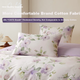 Комплект постельного белья Boyang Home Textile из 4 предметов, 100% хлопок: пододеяльник, простыня, хлопковое покрывало для кровати 1,8 м. Dream Flower Home Store - изображение 5