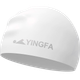 Силиконовая плавательная шапочка YINGFA, большой размер, для женщин с длинными волосами, водонепроницаемая и хорошо впитывающая, высокоэластичная, защищает уши, не сдавливает. - изображение 4