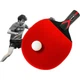 Ракетка для настольного тенниса DOUBLE FISH Black Warrior 5-Star Professional Competition Racket, рукоятка для хвата "шейкхэнд", подходит для начинающих. - изображение 2