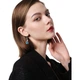 Серьги Eternelle French Eternal в европейском стиле, серебряные кольца 925 пробы, элегантные, модные, легкие и роскошные украшения для женских ушей, подарок на день рождения. - изображение 3