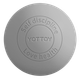 Фасційний м'яч Yottoy, масажний м'яч для ніг для глибокого розслаблення м'язів, для здоров'я плечей та шиї, фітнесу та йоги, фасційний м'яч для рук - сірий - зображення 4