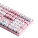 Механическая проводная клавиатура AKKO 3108 V3 Bi'ainuo Collaboration на 108 клавиш с возможностью горячей замены, игровая клавиатура, офисная клавиатура, монохромная клавиатура с белой подсветкой, отличный подарок для девушки на день рождения. - изображение 3