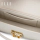 Жіноча сумка ELLE, ретро маленька квадратна сумка, сумка через плече з ланцюгом і під пахвою, подарунок на день народження, 23007 білого кольору - зображення 7