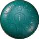 13-тональний 12-дюймовий барабан з вуглецевої сталі Qiangu Handpan, ударний інструмент для початківців, сталевий барабан з язичком, подарунок на день народження - зображення 1